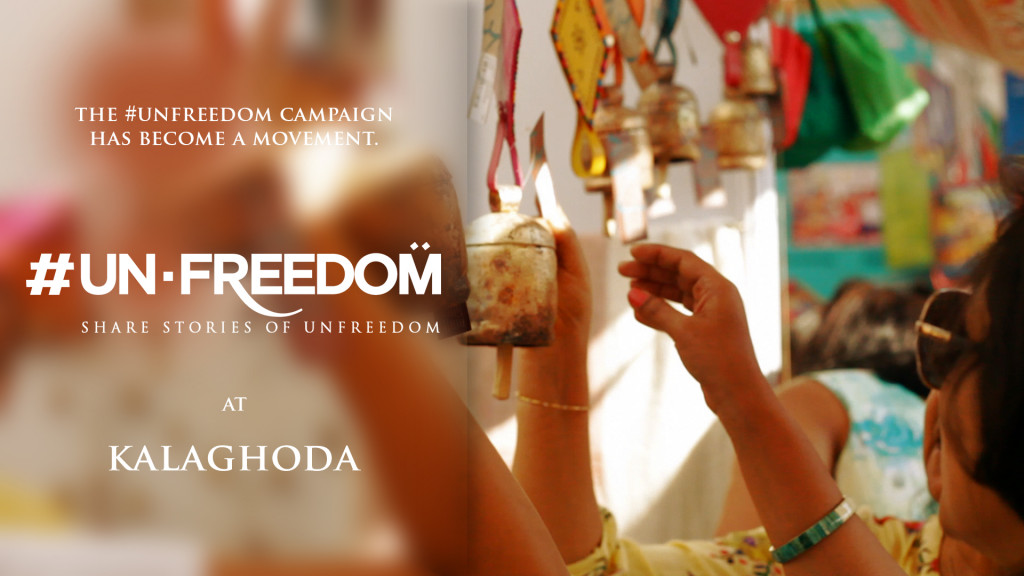 Unfreedom campaign at Kala Ghoda
