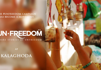 Unfreedom campaign at Kala Ghoda